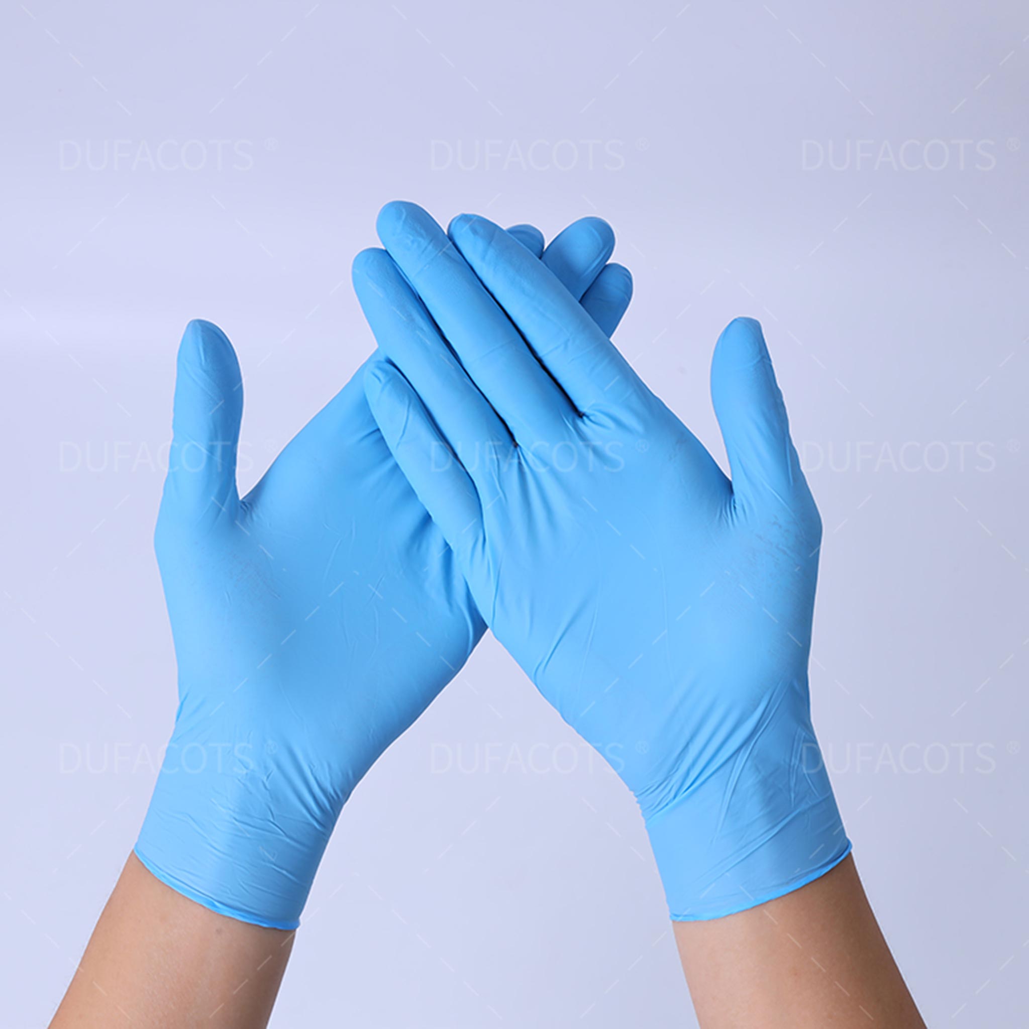 9寸藍丁腈手套
